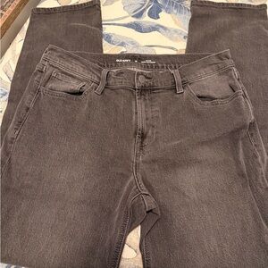 Old Navy Woman’s Faded Black Boyfriend Mid-Rise Jeans